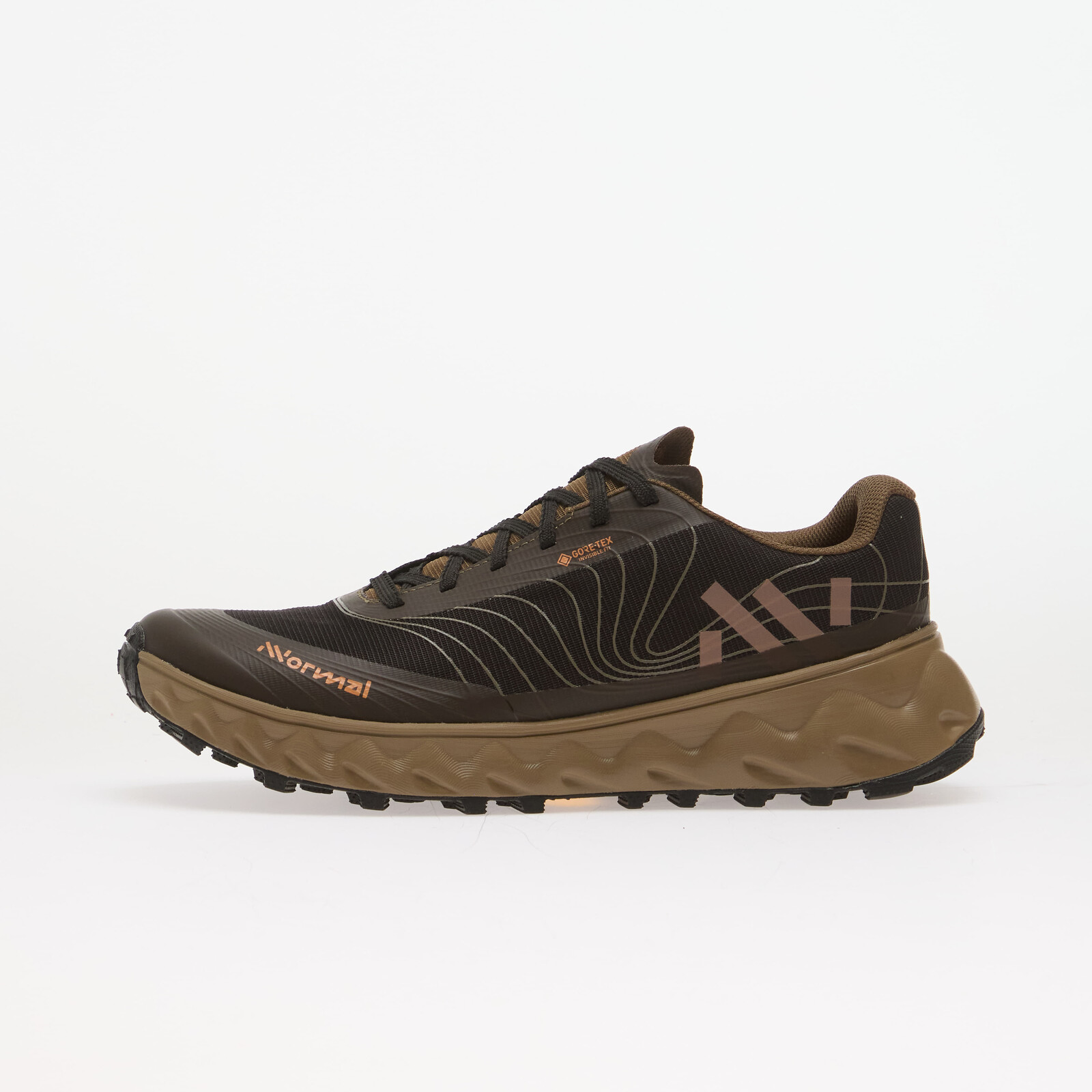 Tenisky NNormal Tomir 2.0 GTX Shoe Brown/ Black EUR 45 1/3