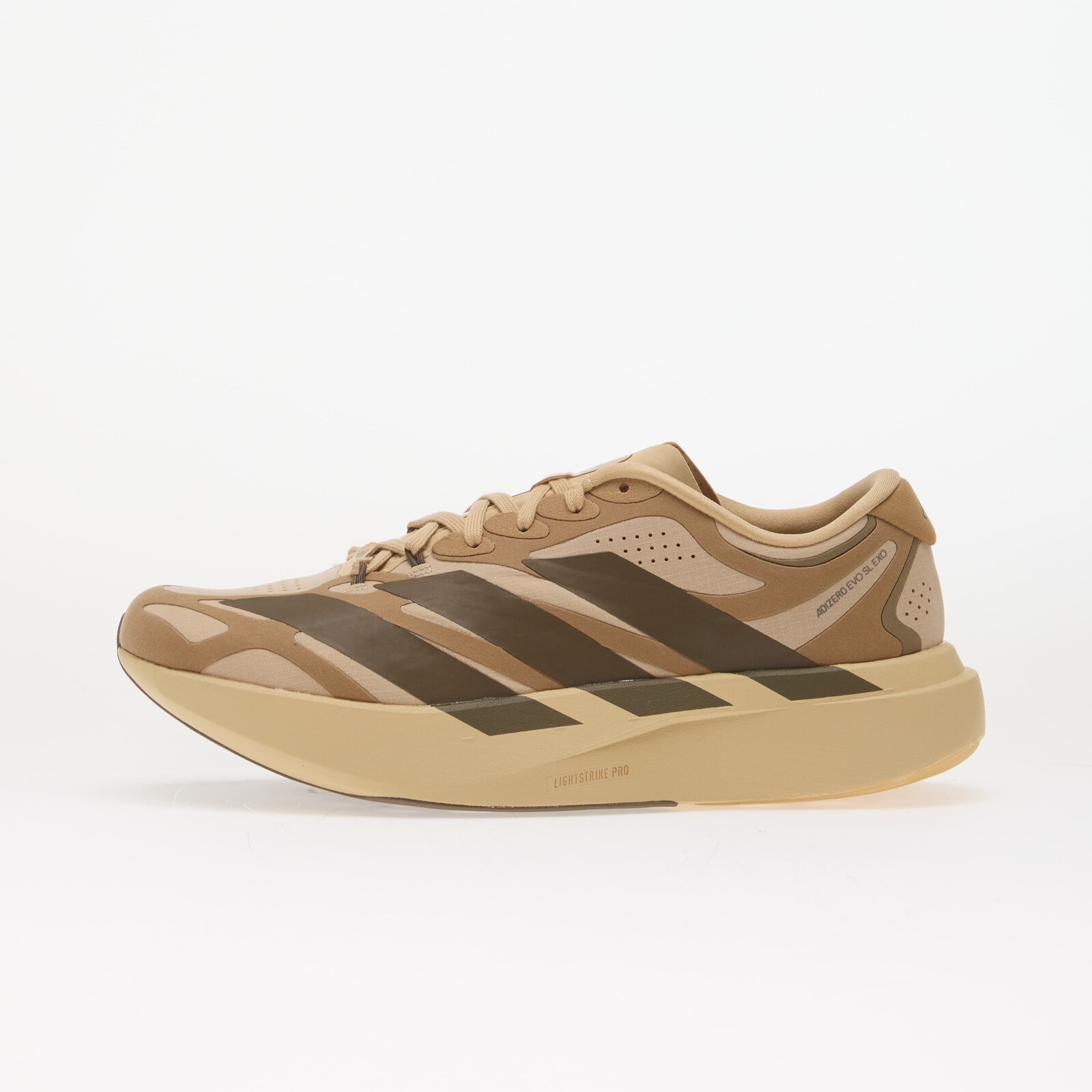 Tenisky adidas Adizero EVO SL Exo Suede Magic Beige/ Cargo Brown/ Cardboard EUR 44 2/3