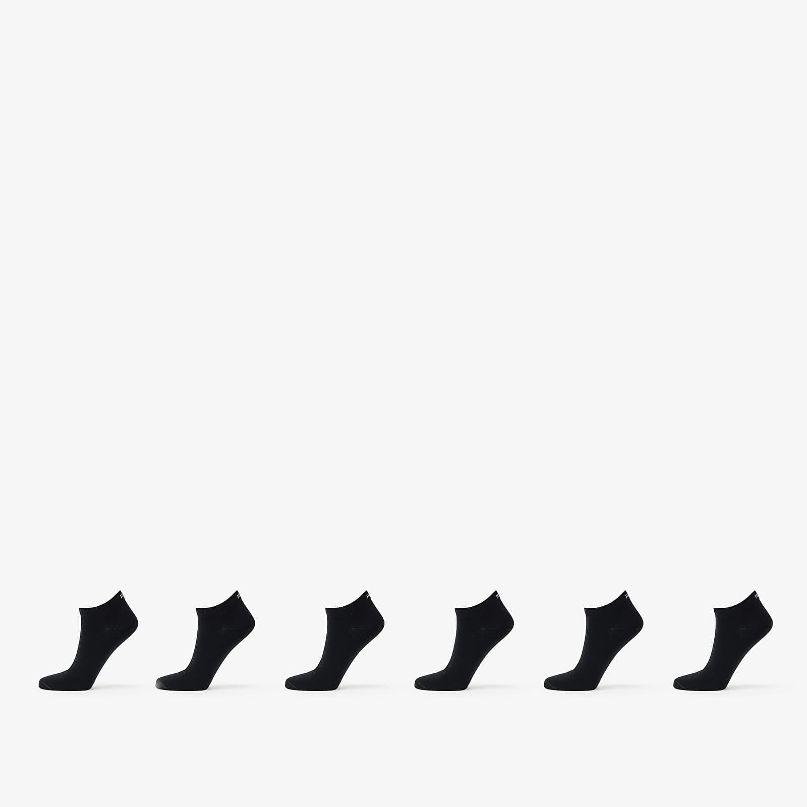 Ponožky Hugo Boss Ankle Sock 6-Pack Black 43-46