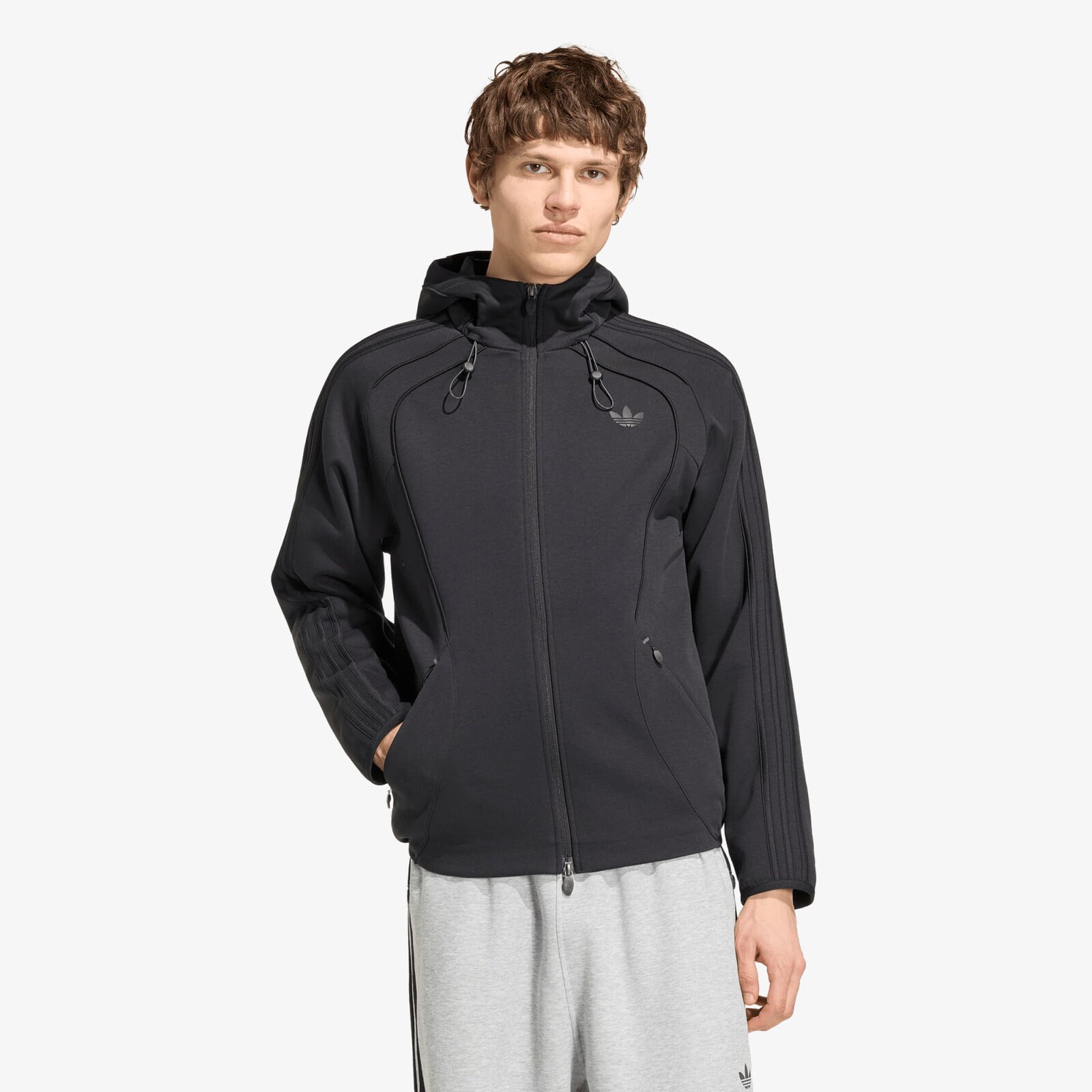 Mikina adidas Spacer Teamgeist 26 Cutline Fullzip Hoodie Black XL