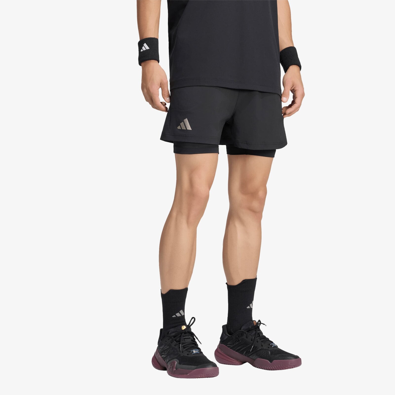 Šortky adidas Tennis Climacool Shorts & Tight Set Black XL