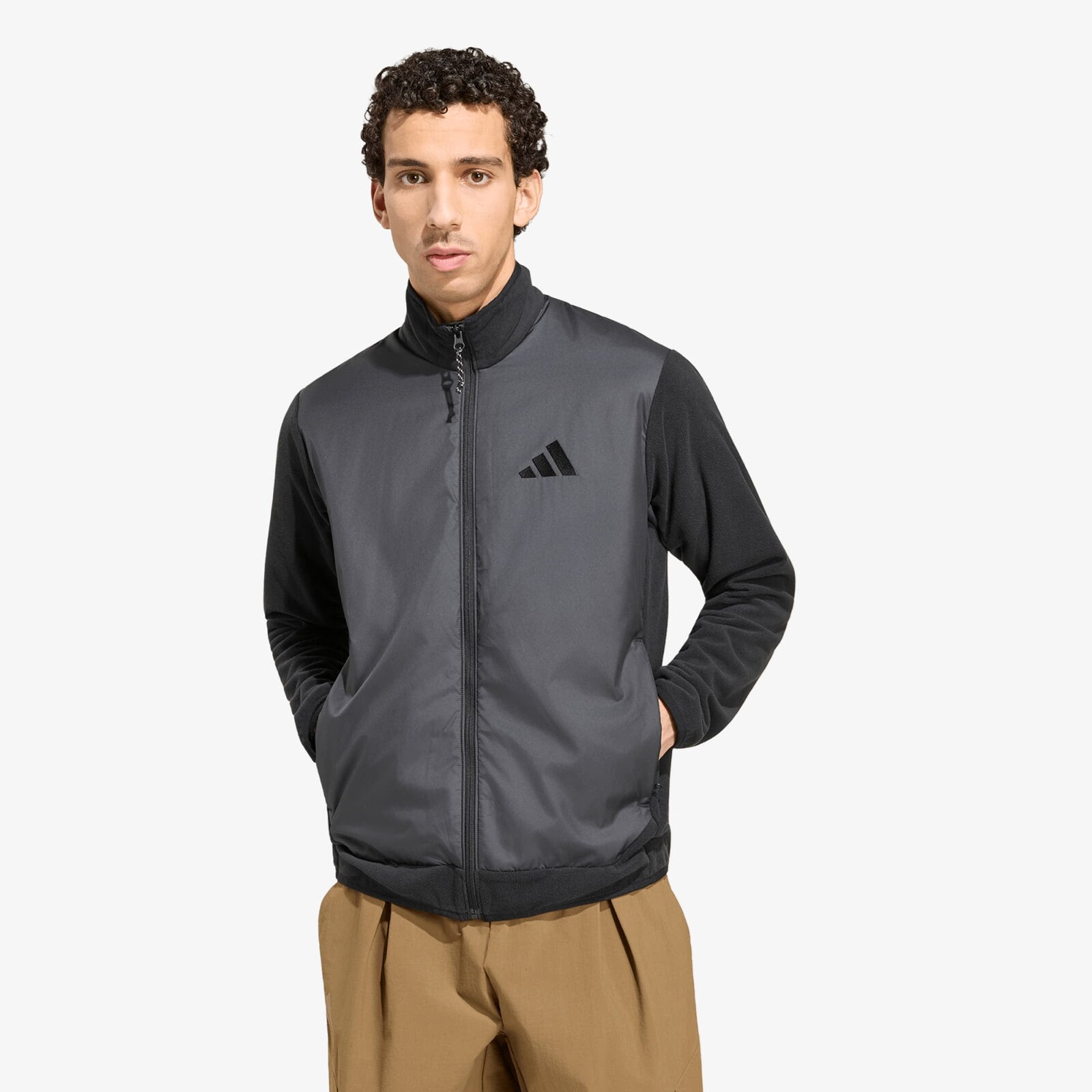 Mikina adidas Terrex Multi Essentials Climawarm+ Windfleece Jacket Black M