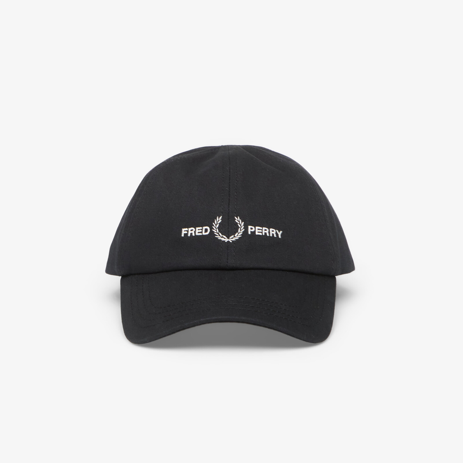 Šiltovka FRED PERRY FLP Twill Cap Black/ Snow White Universal