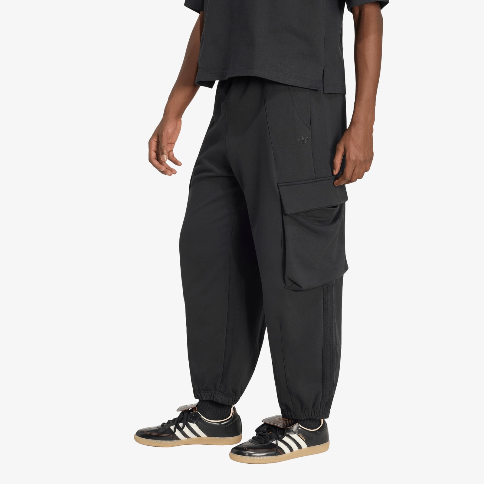 Tepláky adidas Premium Essentials Loose Cargo Black M