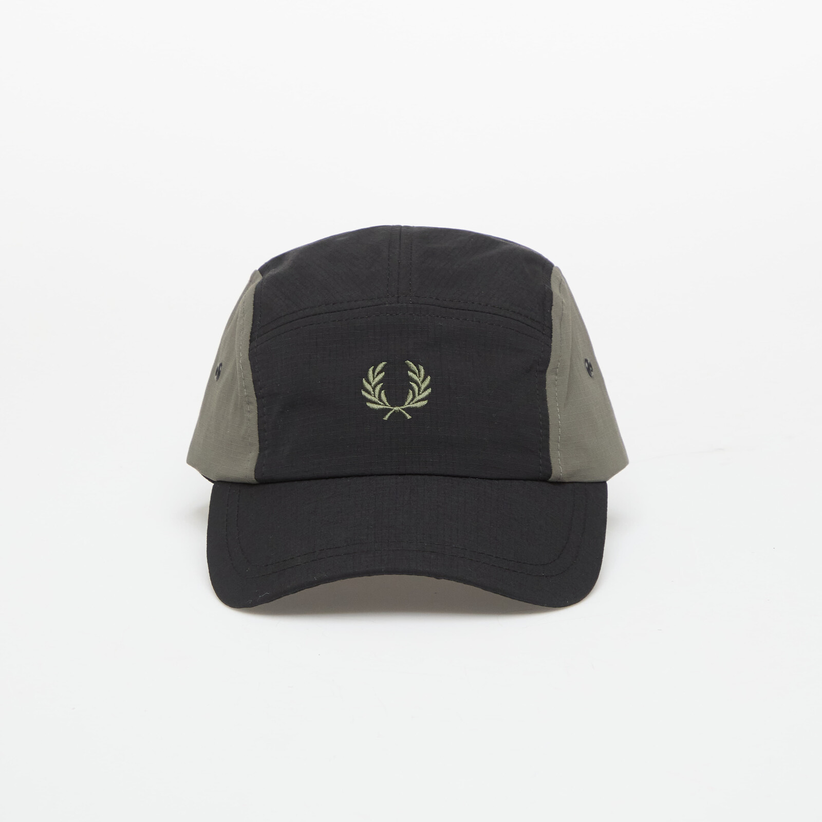 Šiltovka FRED PERRY Blocked 5 Panel Ripstop Cap Black Universal