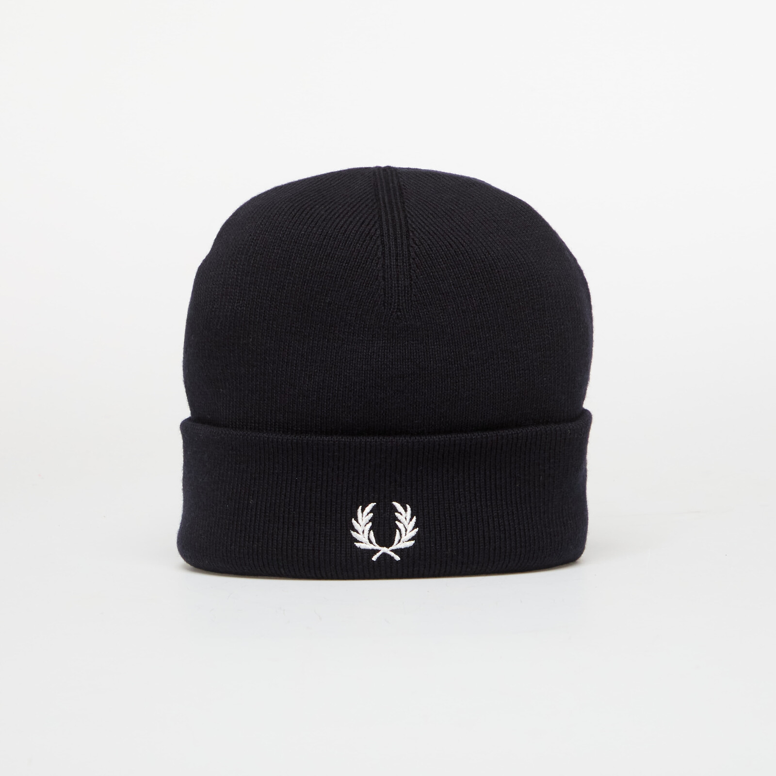 Čiapka FRED PERRY Classic Merino Wool Beanie Navy/ Snow White Universal