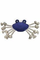 Hračka pes animALL Krab s provazy kůže,barevný 33x20cm