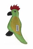 Hračka pes animALL Papoušek kůže, barevný 22cm