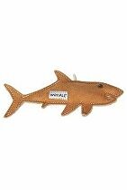 Hračka pes animALL Baby žralok kůže, natural 22x10cm