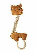 Hračka pes animALL Alpaka kůže, natural 42x13,5cm