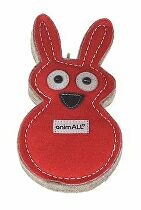 Hračka pes animALL Králík kůže, barevný 18x11cm
