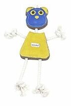 Hračka pes animALL Medvěd velký kůže, barevný 35x22cm
