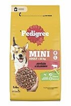 Pedigree Dry Adult Mini hovězí se zeleninou 1,4kg