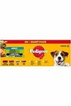 Pedigree kapsa Adult mixovaný výběr ve šťávě 80x100g