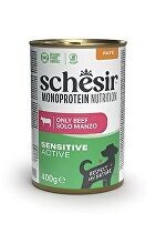 Schesir Dog konz.Monoprotein Active Hověcí paté 400g