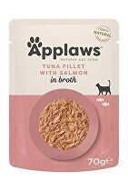 Applaws Cat kapsa Adult Broth tuňák s lososem 70g