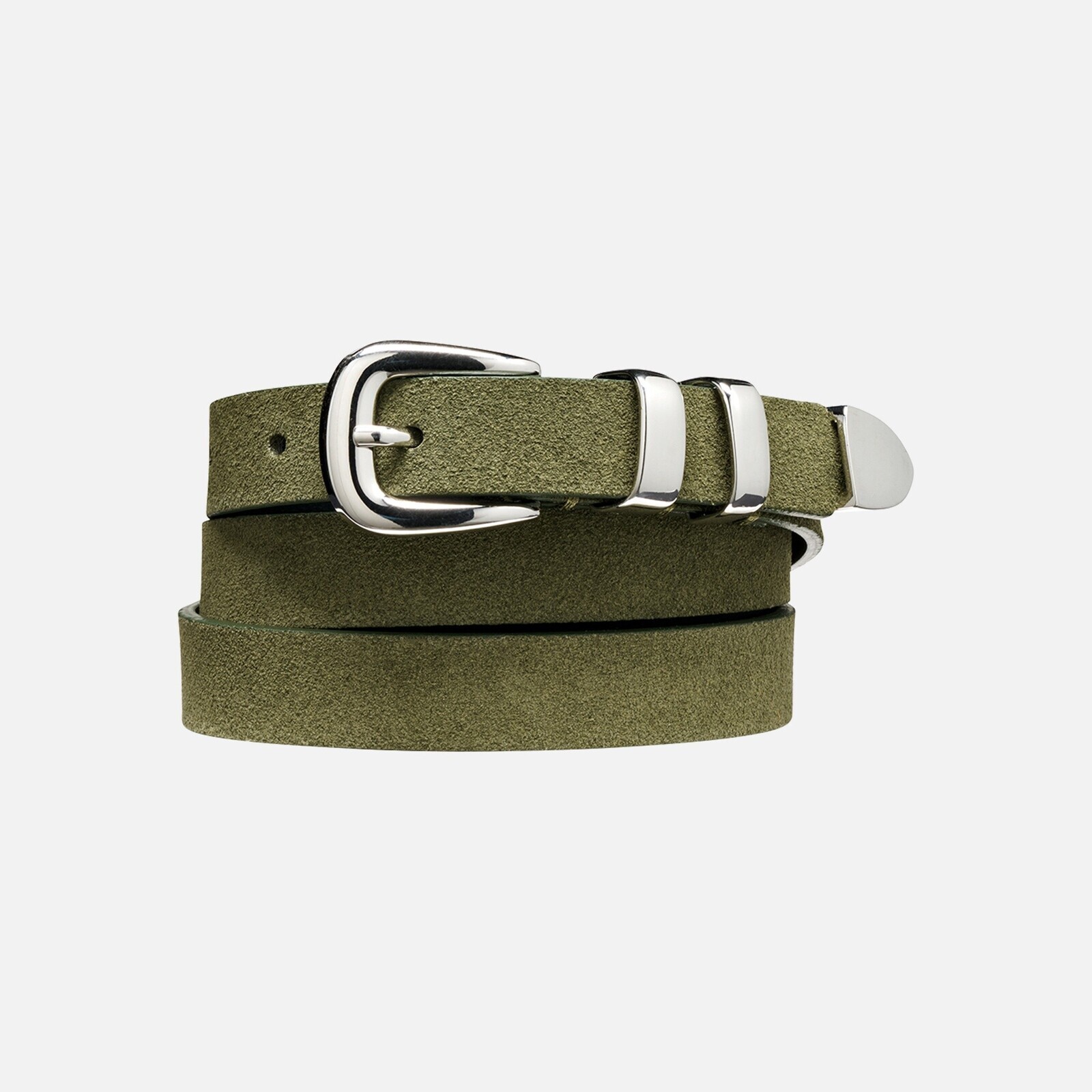 Khaki dámsky opasok Geox