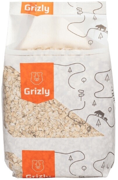 Grizly ovesné vločky 1000 g výpredaj (pošk. obal)