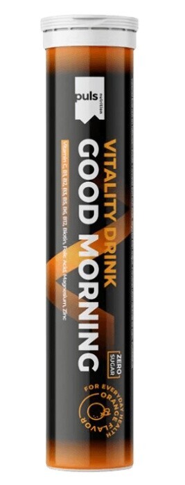 Puls nutrition vitality drink good morning 20 šumivých tablet