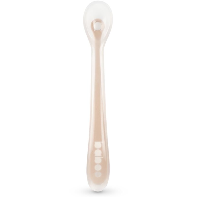 Baboo Silicone Spoon lyžička Au Naturale, 6m+ 1 ks