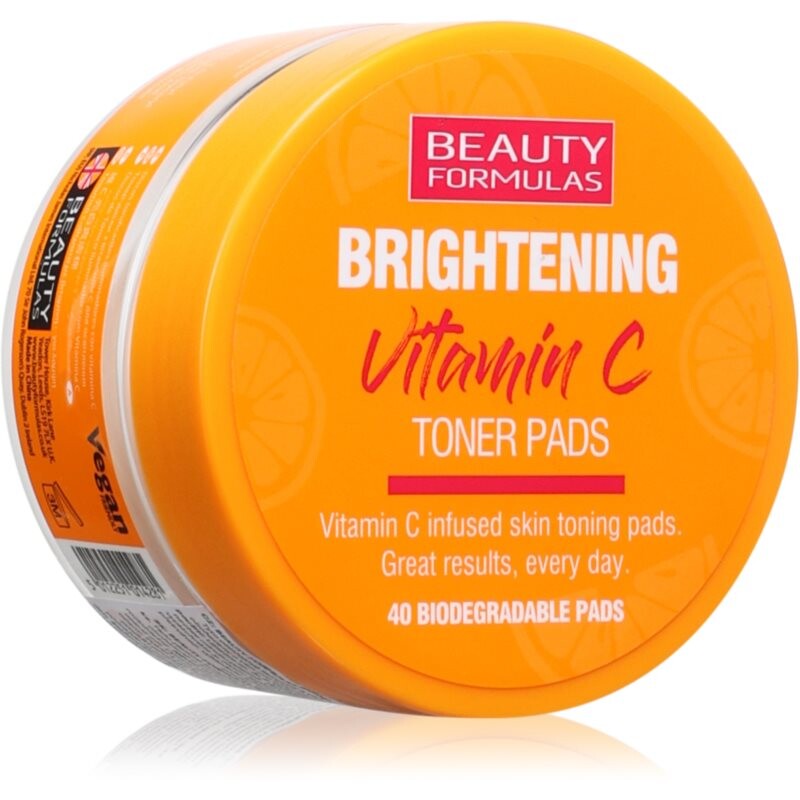 Beauty Formulas Vitamin C tonizačné vankúšiky 40 ks