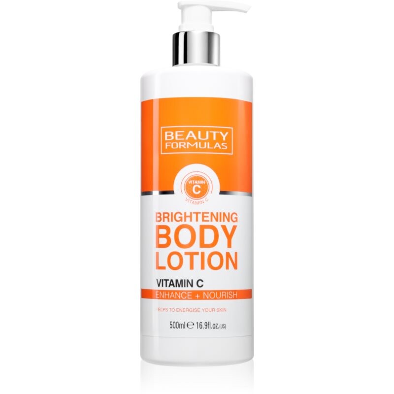 Beauty Formulas Vitamin C telový krém s rozjasňujúcim efektom 500 ml