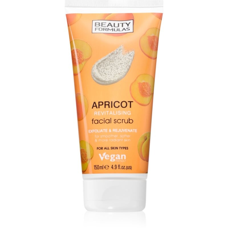 Beauty Formulas Apricot pleťový peeling 150 ml