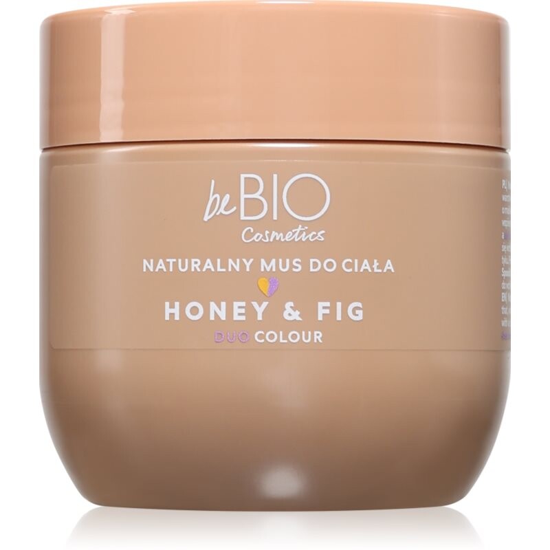 beBIO Honey & Fig rozmaznávajúca telová pena s vyživujúcim účinkom 200 ml