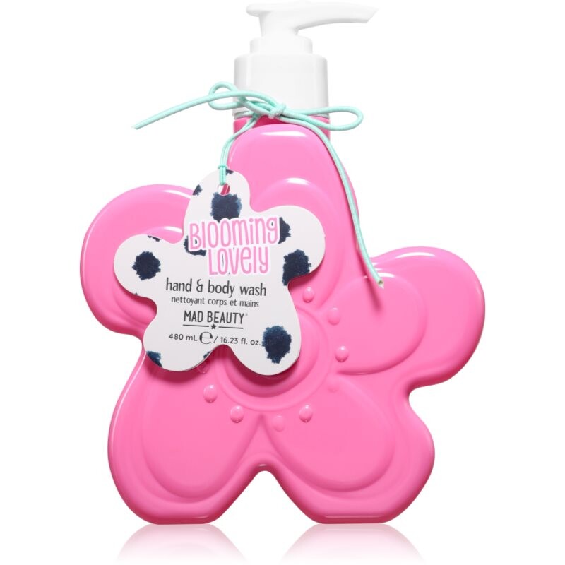 Mad Beauty Blooming Lovely tekuté mydlo na ruky a telo 480 ml