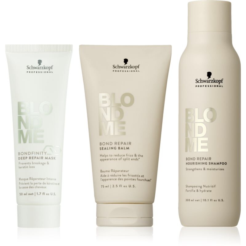 Schwarzkopf Professional Blondme Repair Nourishing Set sada pre blond vlasy