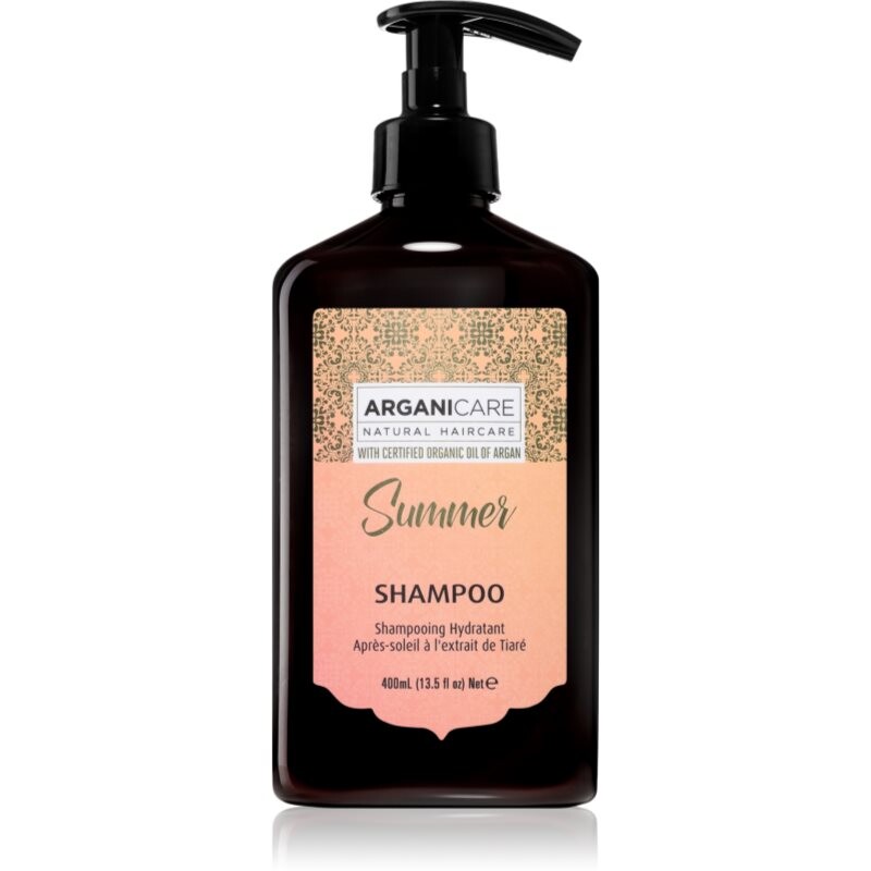 Arganicare Summer Shampoo šampón pre vlasy namáhané slnkom 400 ml