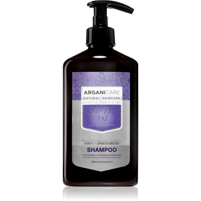Arganicare Silver Shampoo šampón neutralizujúci žlté tóny 400 ml