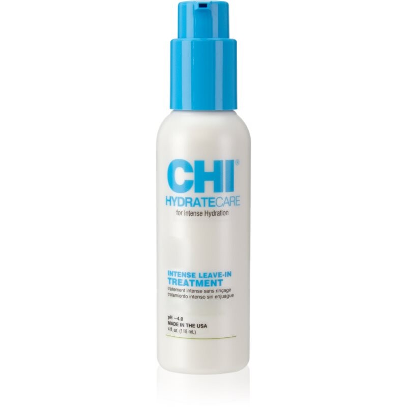 CHI HYDRATECARE Intense Leave-In Treatment bezoplachová starostlivosť pre suché vlasy 118 ml