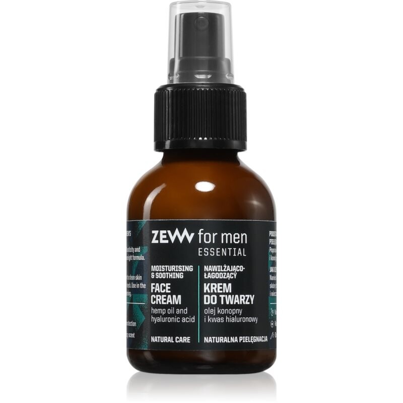 Zew For Men Essential Moisturising & Soothing Face Cream hydratačný pleťový krém pre mužov 50 ml