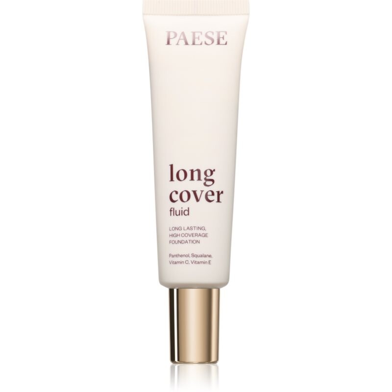 Paese Long Cover Fluid Tube Foundation vysoko krycí make-up odtieň 1,5 beige 30 ml