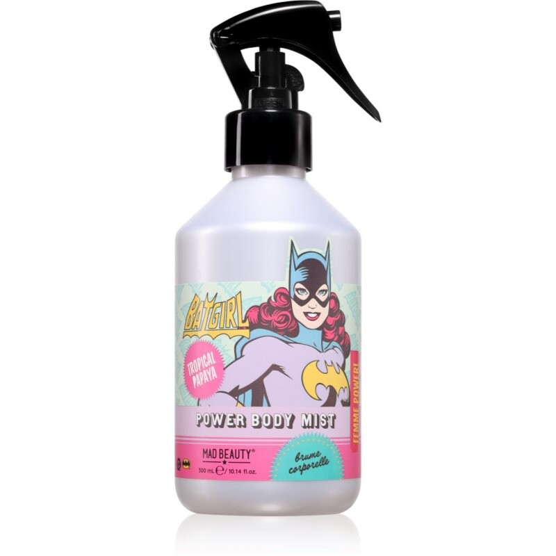 Mad Beauty DC Femme Power Batgirl parfémovaný telový sprej pre ženy 300 ml