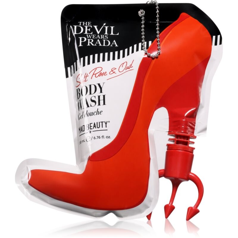 Mad Beauty The Devil Wears Prada parfumovaný sprchovací gél vône Soft Rose & Aud 200 ml