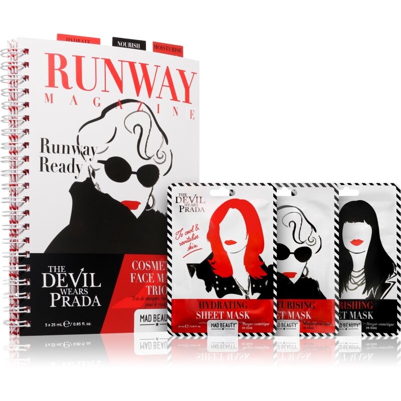 Mad Beauty The Devil Wears Prada sada plátenných masiek