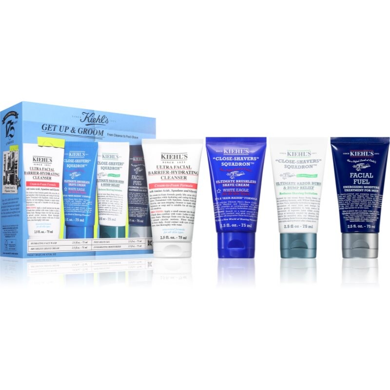 Kiehl's Men Get Up&Groom darčeková sada pre mužov