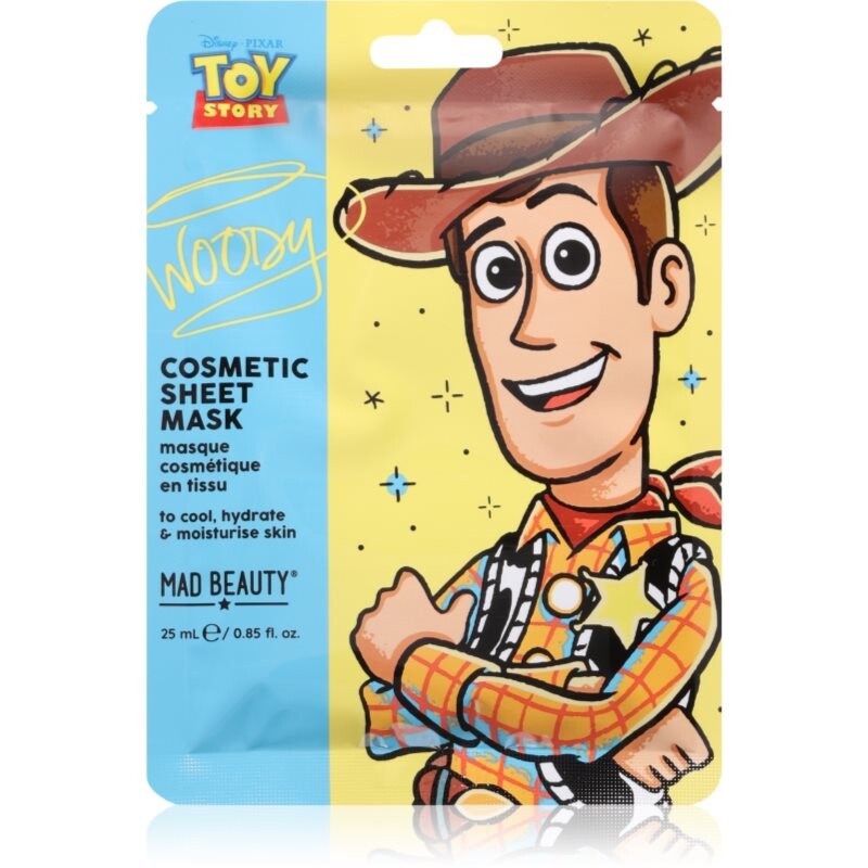 Mad Beauty Toy Story Cosmetic Face Mask plátenná maska Woody 25 ml