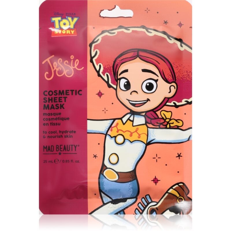 Mad Beauty Toy Story Cosmetic Face Mask plátenná maska Jessie 25 ml