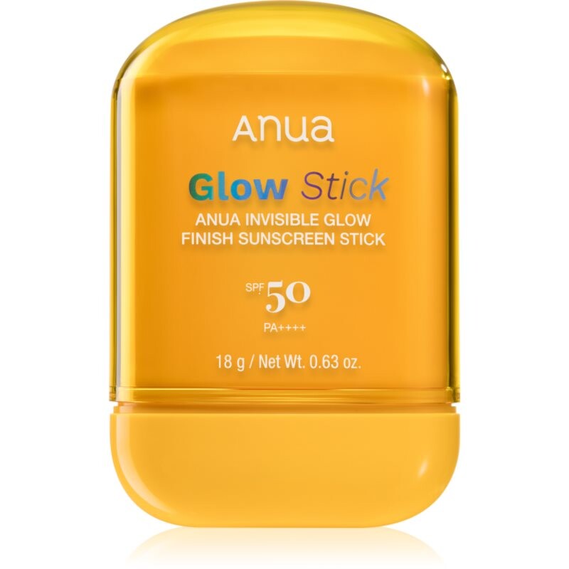Anua Invisible Glow Finish Sunscreen Stick ochranná hydratačná tyčinka s rozjasňujúcim efektom SPF 50 18 g