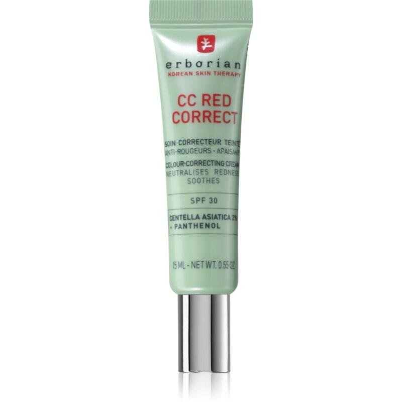 Erborian CC Red Correct CC krém proti začervenaniu pleti SPF 30 15 ml