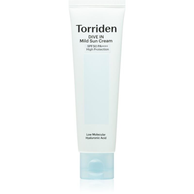 Torriden Dive In Mild Sun Cream minerálny opaľovací fluid na tvár s hydratačným účinkom SPF 50+ 60 ml