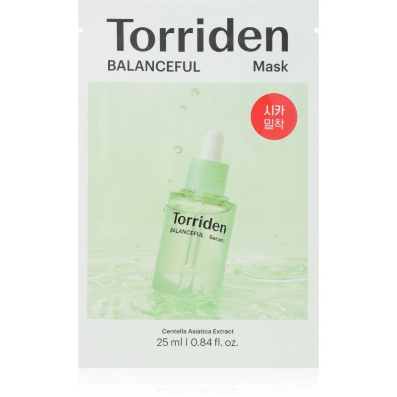 Torriden Balanceful Mask hydratačná plátienková maska na upokojenie pleti 25 ml