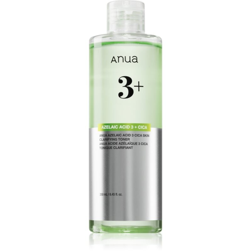 Anua Azelaic Acid 3+ Cica Clarifying Toner zjemňujúce tonikum s upokojujúcim účinkom 250 ml