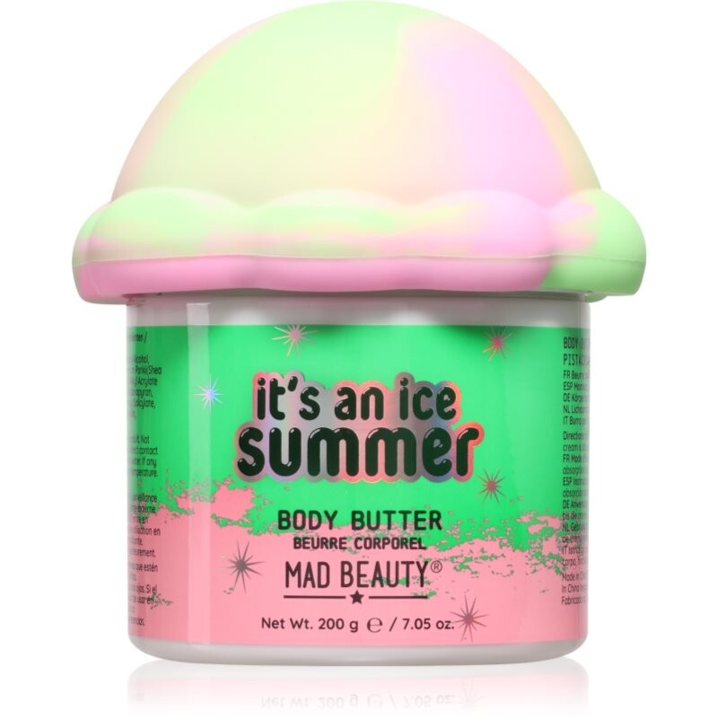 Mad Beauty It's An Ice Summer vyživujúce telové maslo 200 g