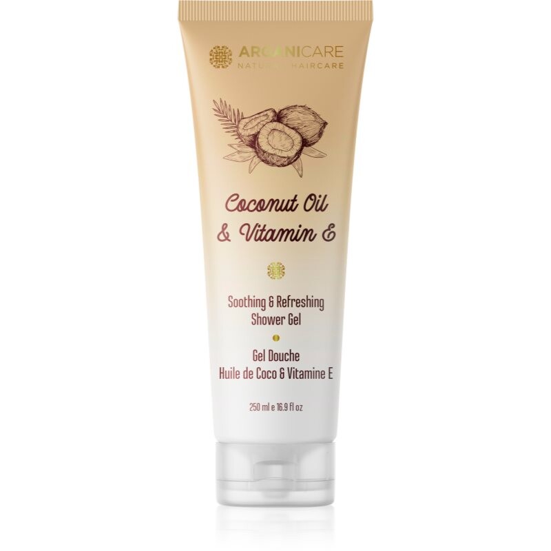 Arganicare Coconut Oil & Vitamin E Shower Gel sprchový gél 250 ml