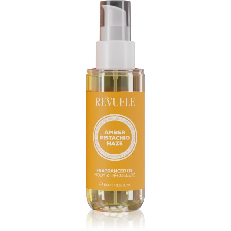Revuele Amber Pistachio Haze Fragranced Oil parfémovaný olej na telo pre ženy 100 ml