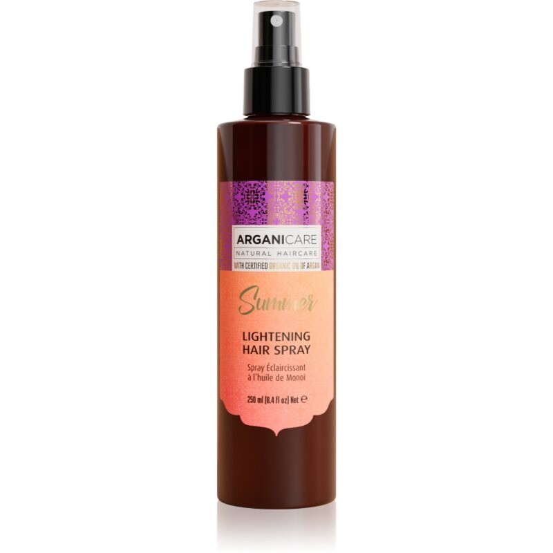 Arganicare Summer Lightening Hair Spray sprej na vlasy zesvětlující 250 ml